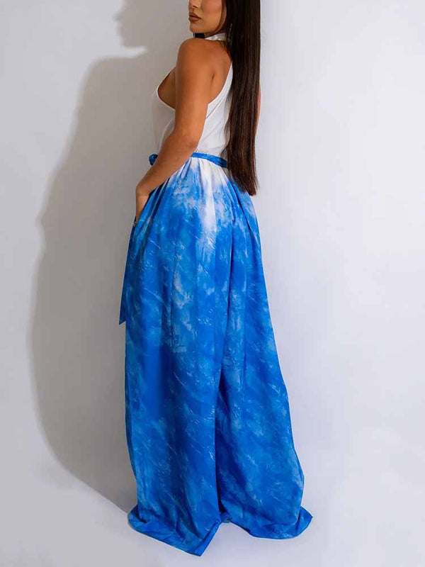 Sleeveless Ombre Jumpsuits