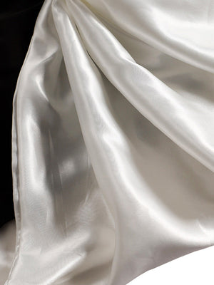 Bow Satin Off Shoulder Dresses