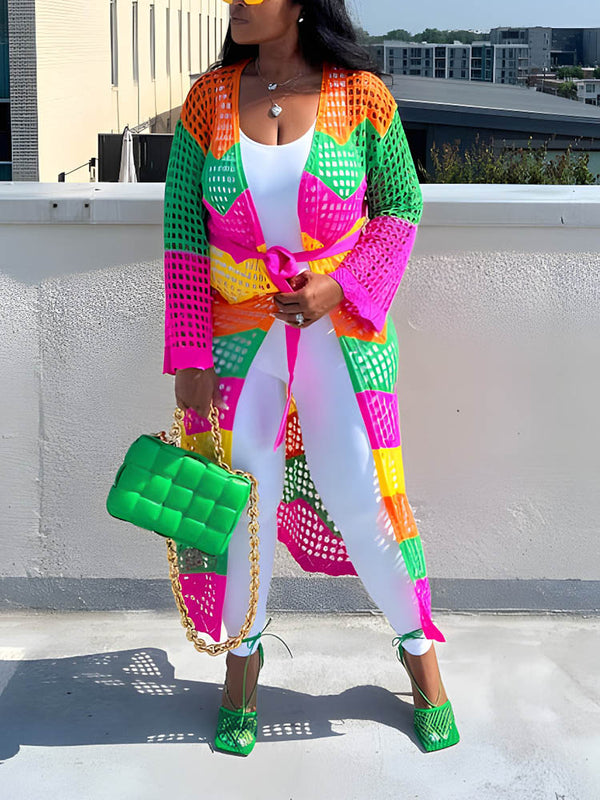 Vibrant Crochet Cover Up Cardigans