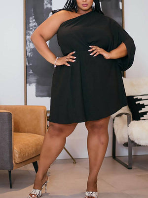 One Shoulder Asymmetrical Dresses