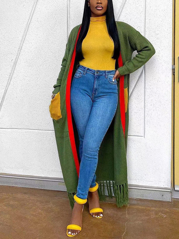 Knitted Tassel Cardigans