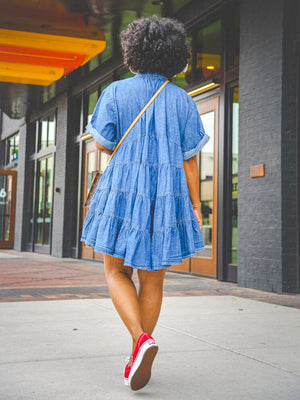 Denim Loose Fit Dresses