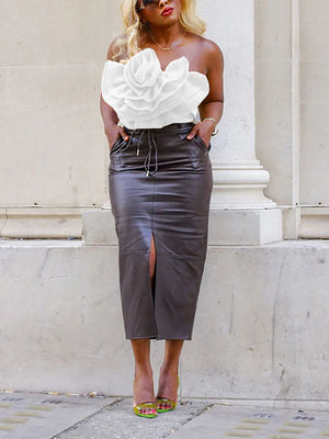 Floral Tube Crop Tops