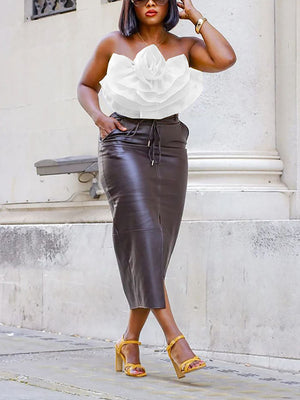 Floral Tube Crop Tops