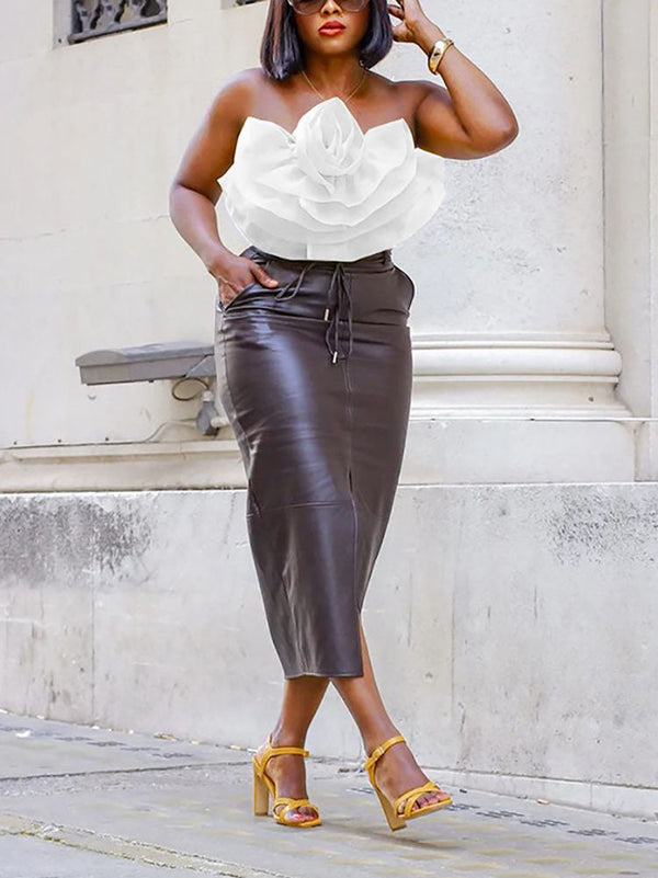 Floral Tube Crop Tops