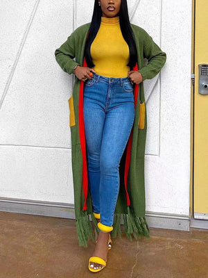 Knitted Tassel Cardigans