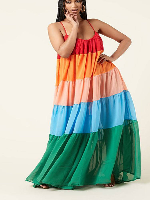 Rainbow Bella Maxi Dresses