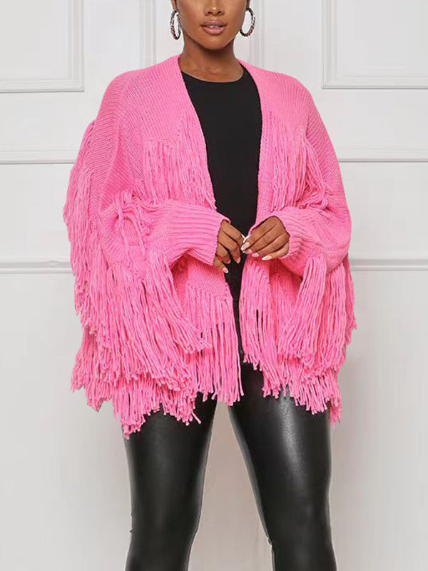 Fringe Knit Cardigans
