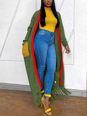 Knitted Tassel Cardigans