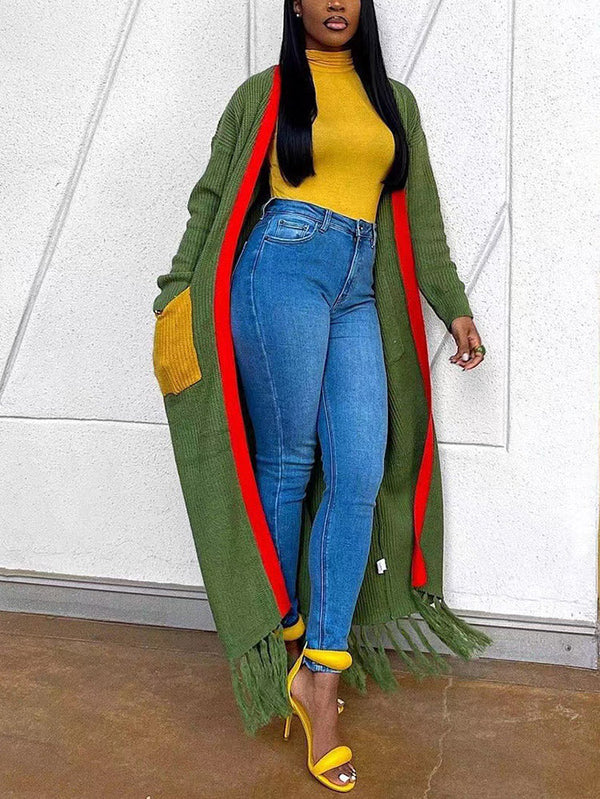 Knitted Tassel Cardigans