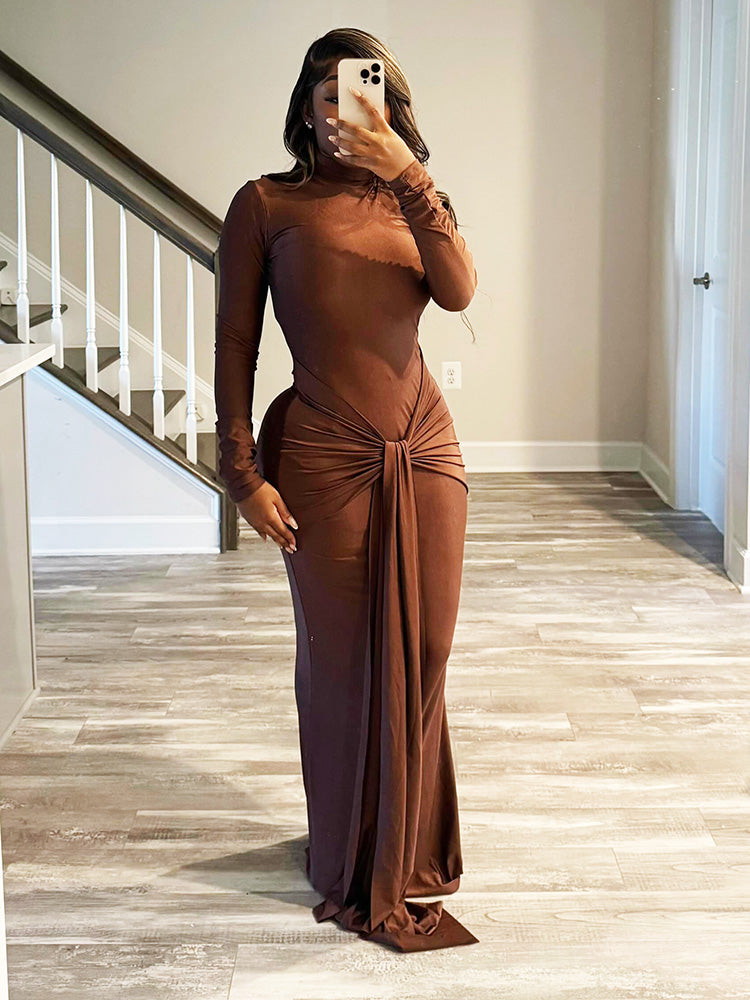 Tie Front Bodycon Dresses