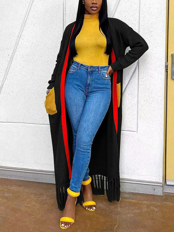 Knitted Tassel Cardigans