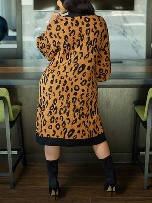 Leopard Knit Cardigans