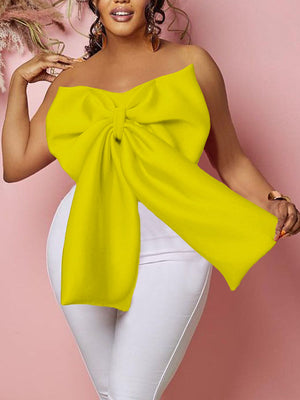 Sweet Bow Tube Tops