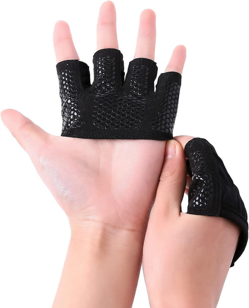YM & Dancer G122 Workout Gloves for Women Men, Barehand Gloves for Weight Lifting, Weight Grips for Women Gym Gloves for Women Weight Lifting