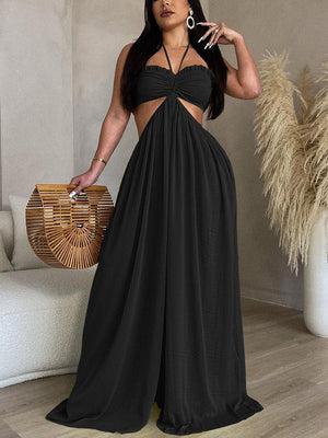 Chiffon Wide Leg Jumpsuits