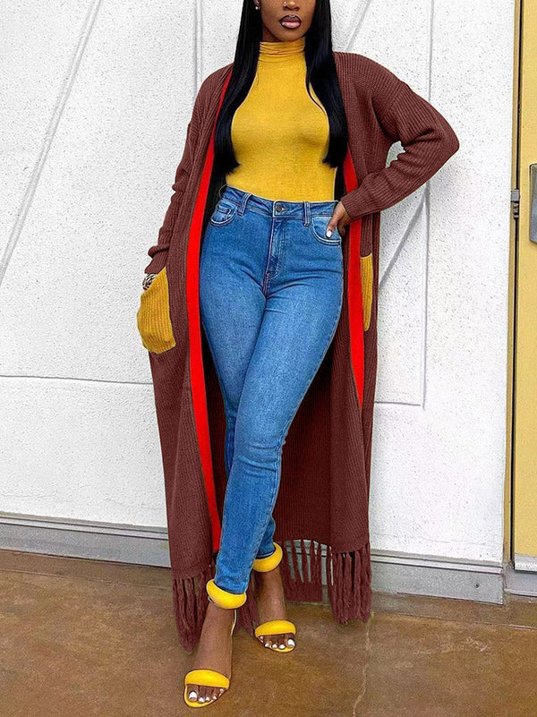 Knitted Tassel Cardigans