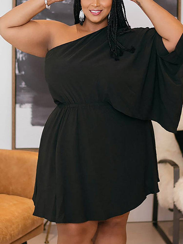 One Shoulder Asymmetrical Dresses