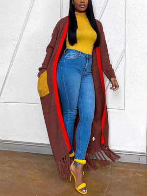 Knitted Tassel Cardigans