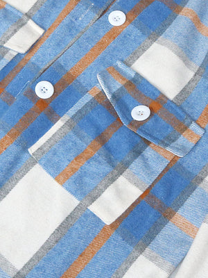 Plaid Button Down Cotton Cardigans