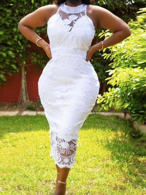 Lace Sleeveless Party Dresses