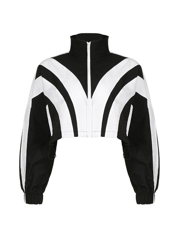 Sporty Striped Track Set