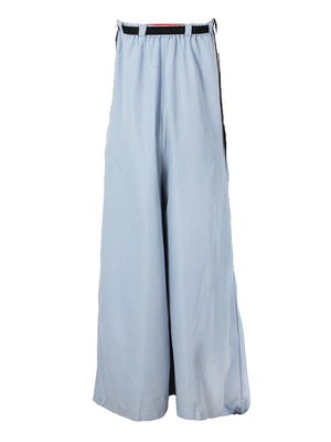 Strapless Loose Jumpsuits With Belt