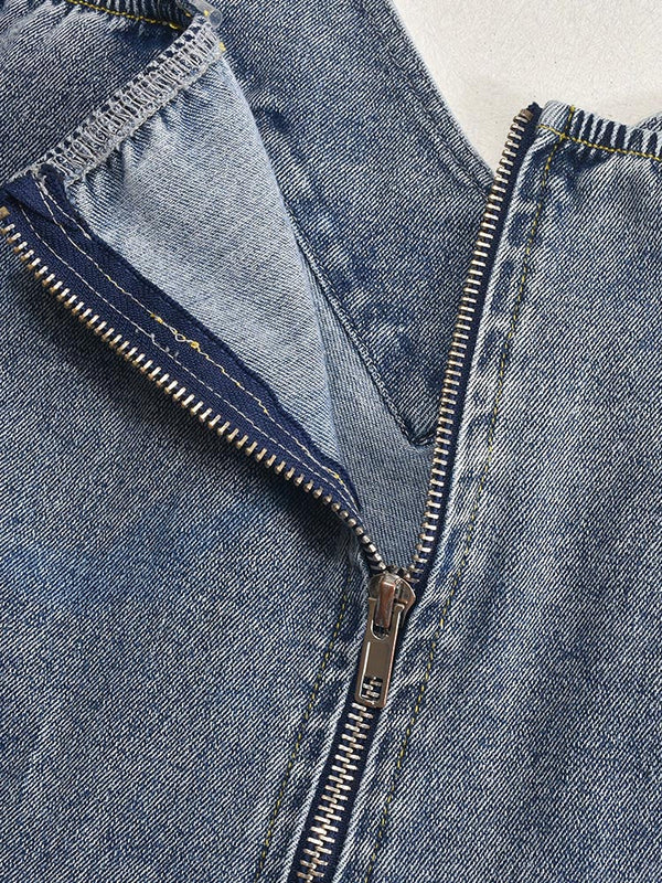 Sweetheart Denim Mini Dresses