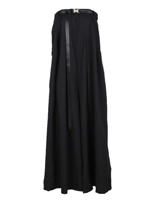 Strapless Loose Jumpsuits With Belt