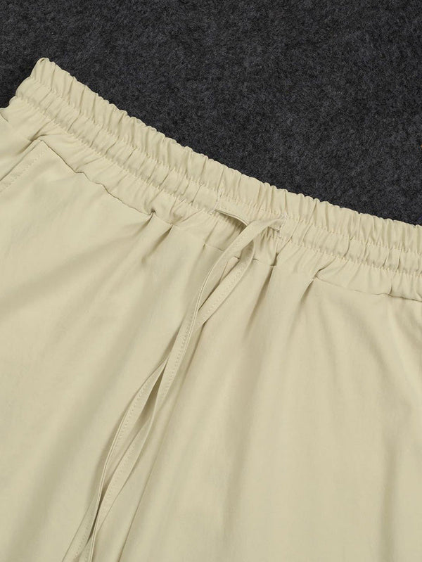 Linen Crop Top Pants Set