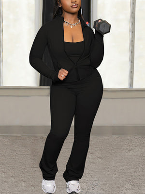 Athleisure Jacket  Jumpsuit Set