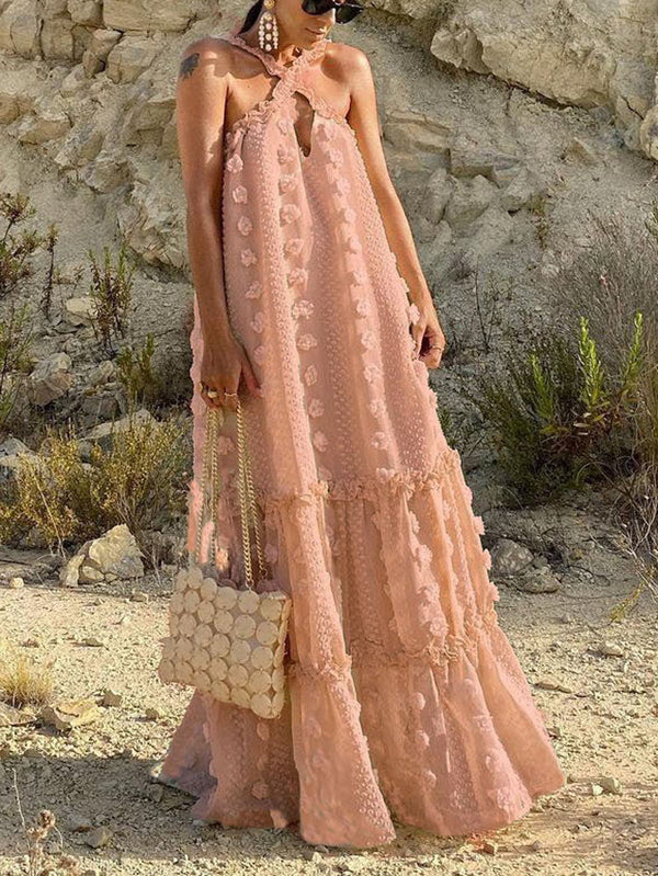 Halter Floral Dresses