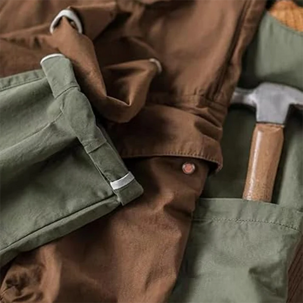 YM Loose Multi Pockets Overalls