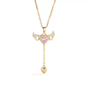 Heart Angel Collarbone Necklace
