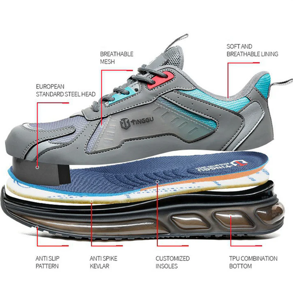 YM Steel Toe ST1 Work Shoes