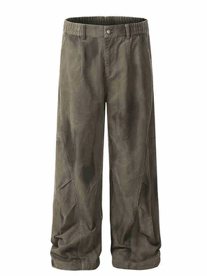 Men's Washed And Distressed High Street Trendy Fashion Machete Pants