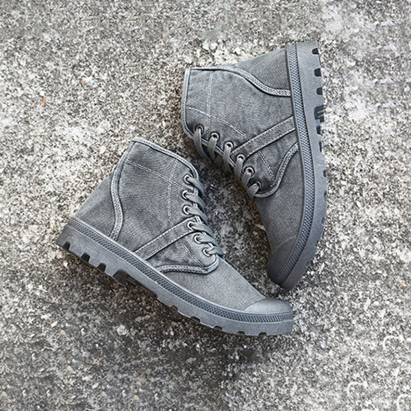 YM Canvas Ankle Sneakers