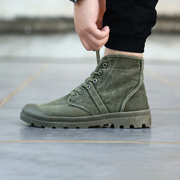 YM Canvas Ankle Sneakers