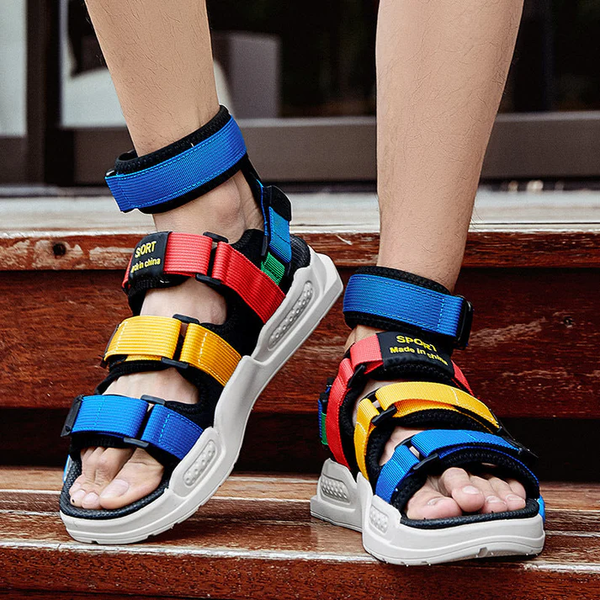 Colorful Open-Toe Sandals