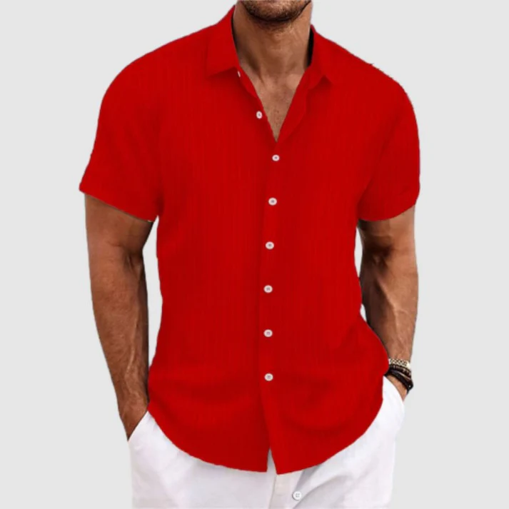 Men's Loose Short-Sleeved Shirts