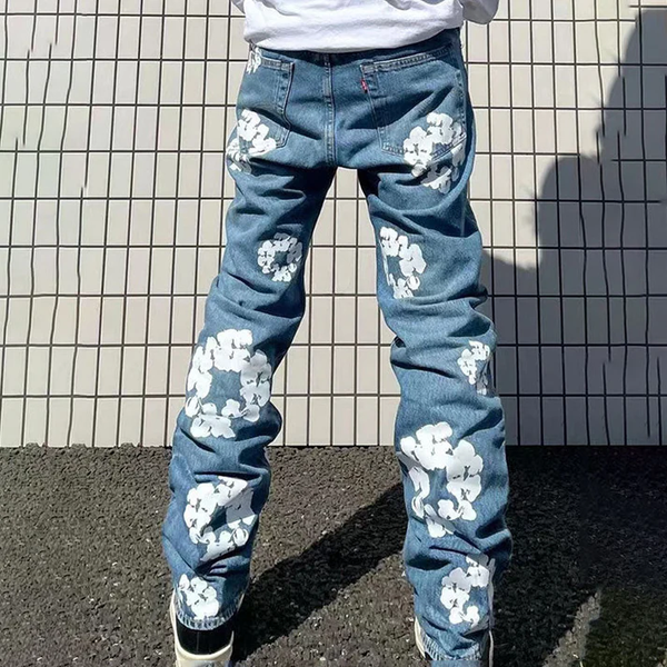 Cotton Flower Jeans