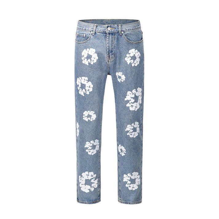 Cotton Flower Jeans