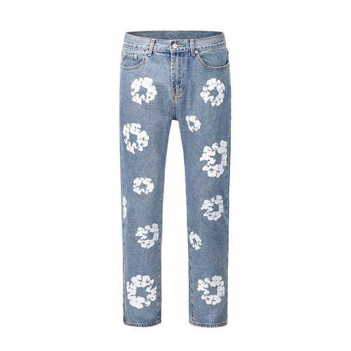 Cotton Flower Jeans