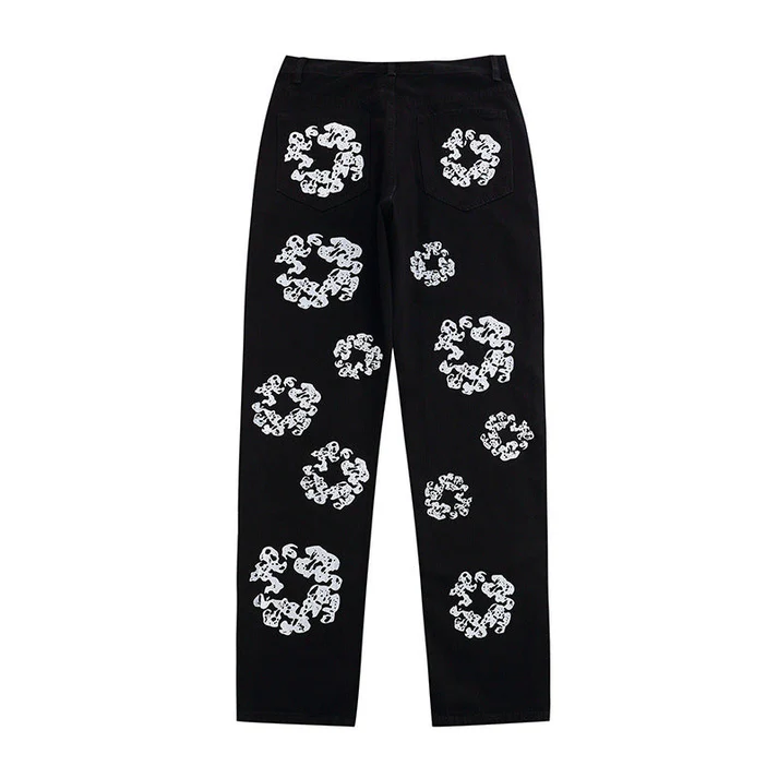 Cotton Flower Jeans