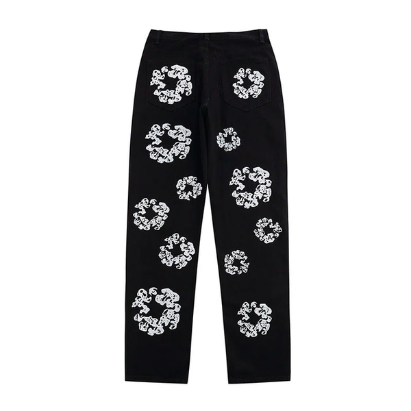 Cotton Flower Jeans