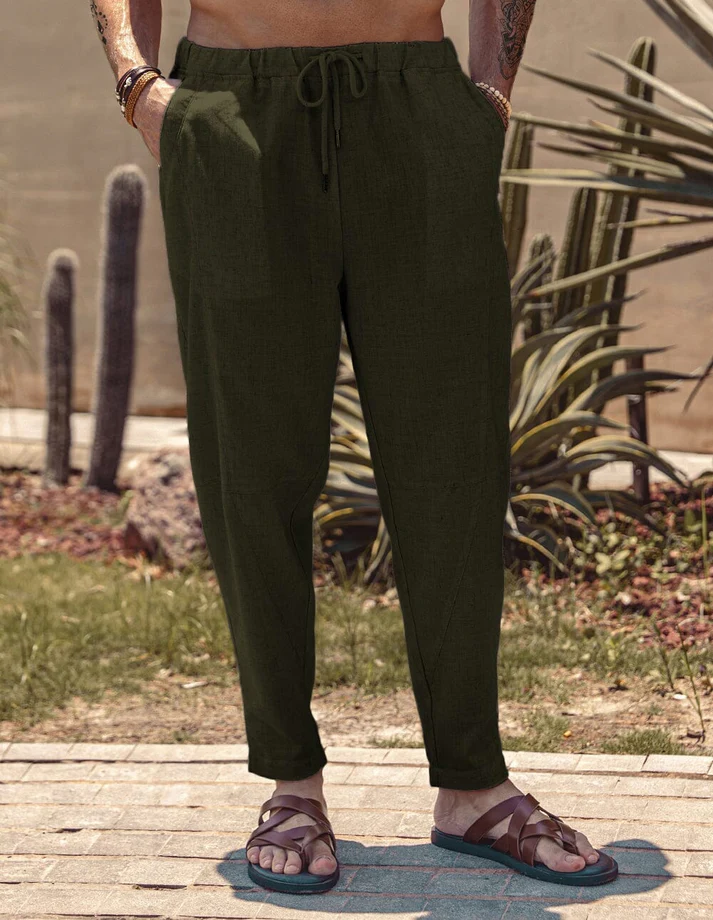 Linen Style Beach Pants