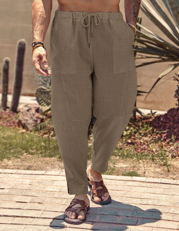 Linen Style Beach Pants