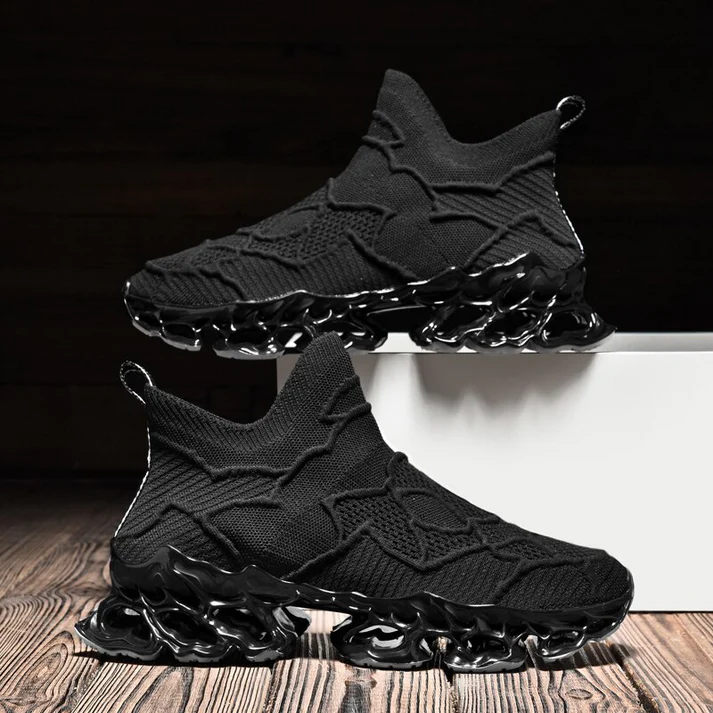 YM Venom Rib-knit Men Shoes