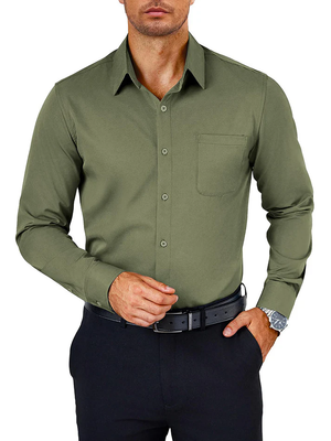 Wrinkle Free Button Down Dress Shirt