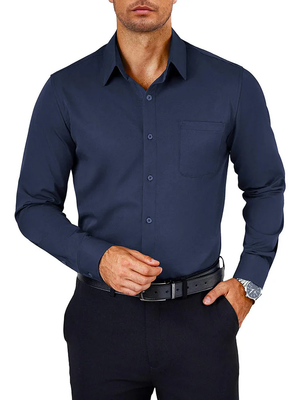 Wrinkle Free Button Down Dress Shirt